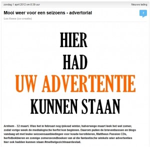 advertentie